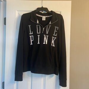 PINK Victoria’s Secret Quarter Zip Pullover Sweater